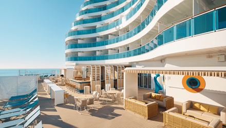 DE NIEUWE  COSTA TOSCANE  IN DE EMIRATEN