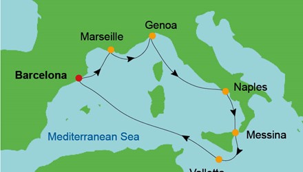 MSC WORLD 8 DAAGSE MIDDELLANDSE ZEE