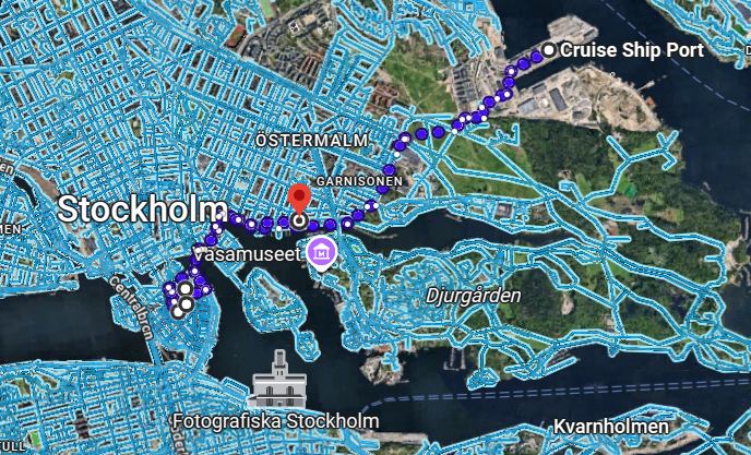 CRUISEWIJZER STOCKHOLM ZWEDEN WANDELING IN 360 GRADEN