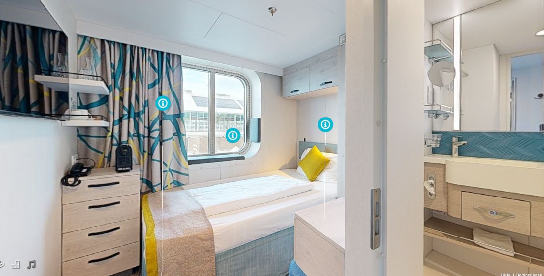 Mein Schiff 7 &ndash; Solo Buitencabine