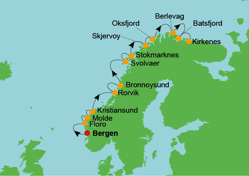 ONTDEK DE NOORSE KUSTPRACHT MET DE MS POLARLYS