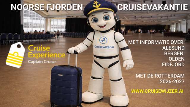 BELEEF DE NOORSE FJORDEN CRUISE 2026 2027  VANAUIT ROTTERDAM